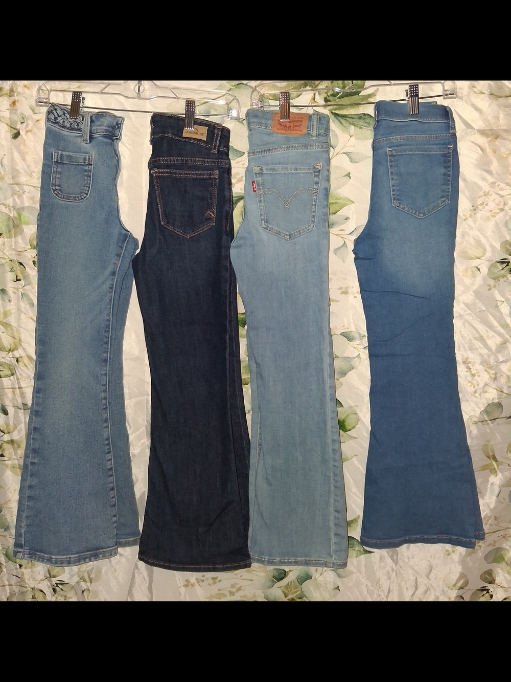 Girls Bundle: 4 Pairs Pf Wide Leg Jeans
